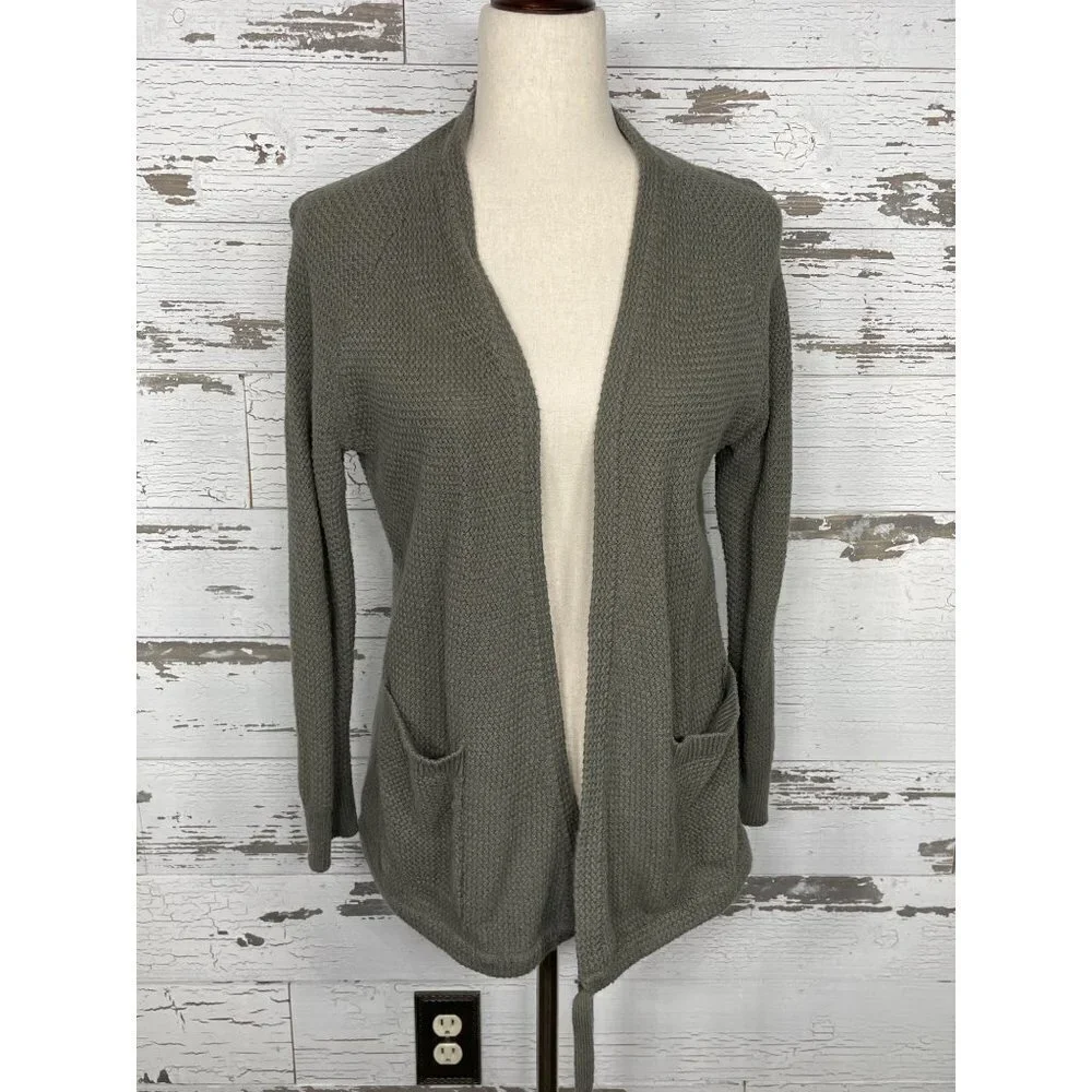 MADEWELL Palisades Open Cardigan Sage Green XXS EUC